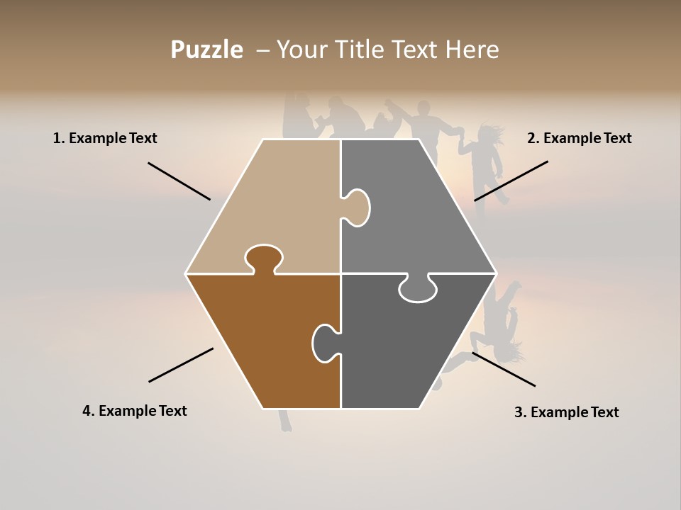 Female Joy Students PowerPoint Template