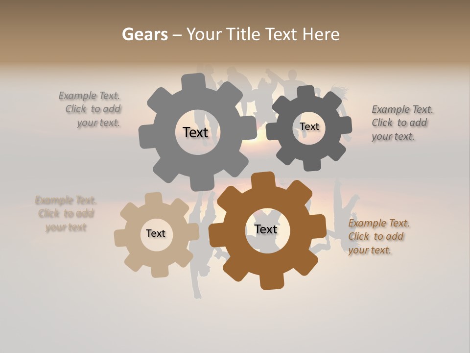 Female Joy Students PowerPoint Template