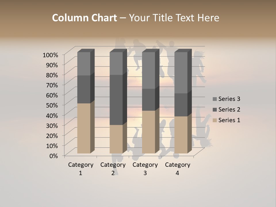 Female Joy Students PowerPoint Template