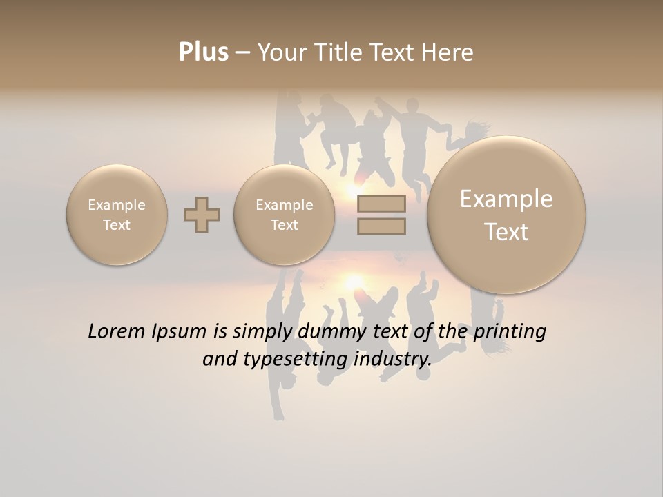 Female Joy Students PowerPoint Template