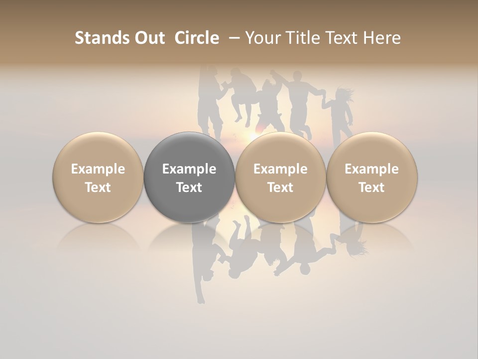 Female Joy Students PowerPoint Template