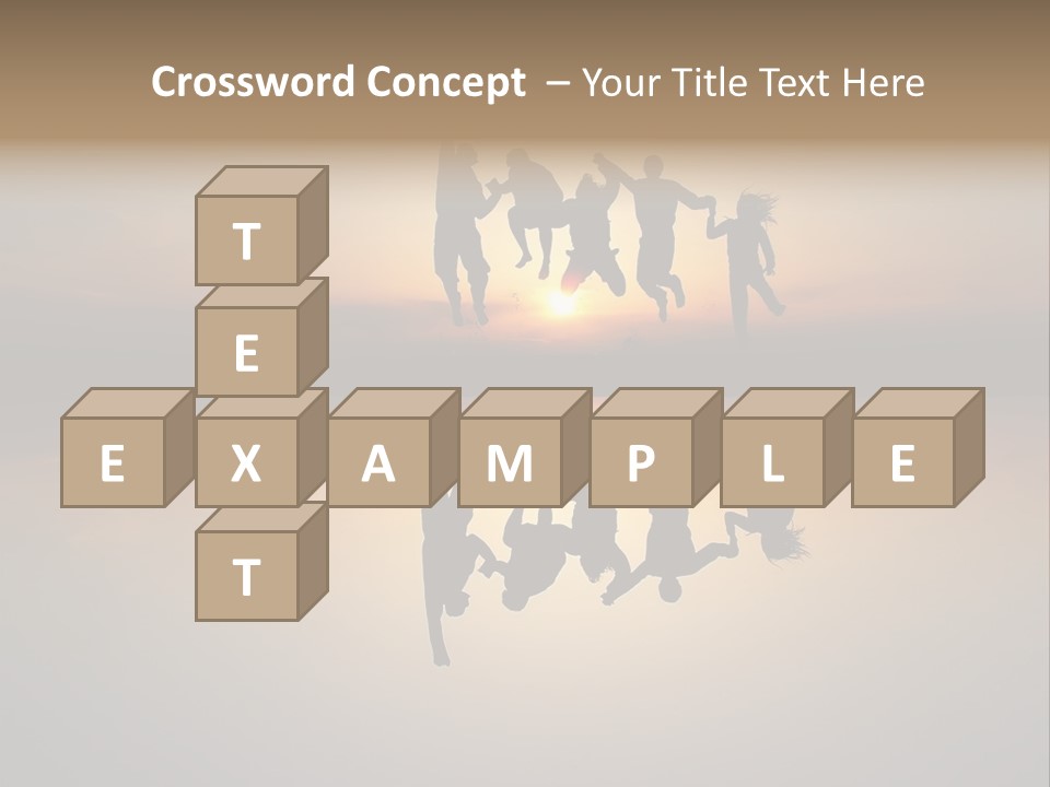 Female Joy Students PowerPoint Template