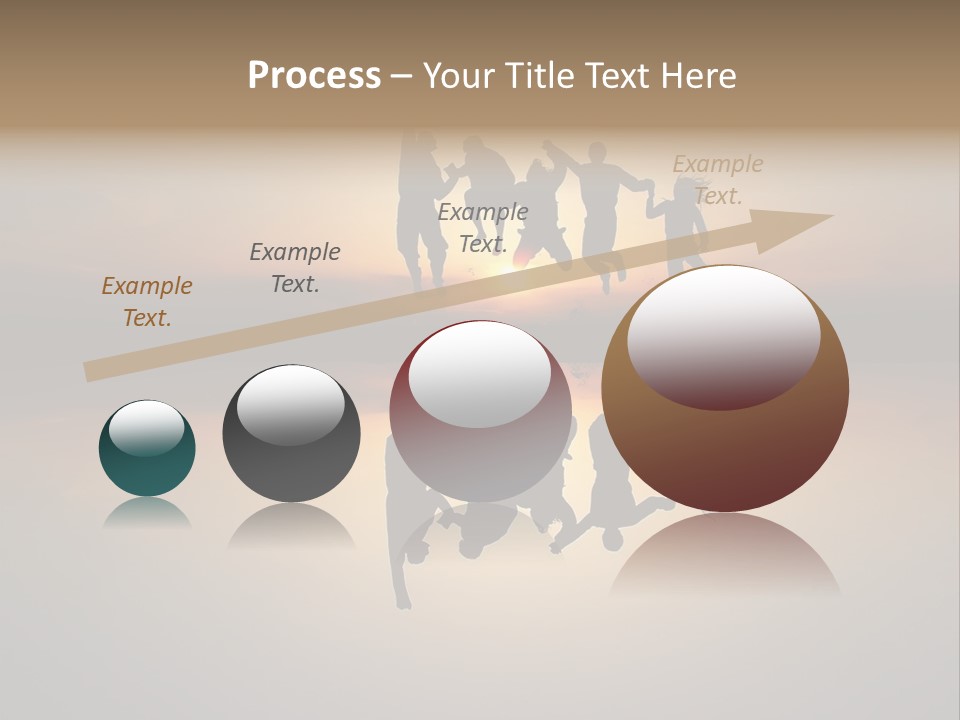 Female Joy Students PowerPoint Template