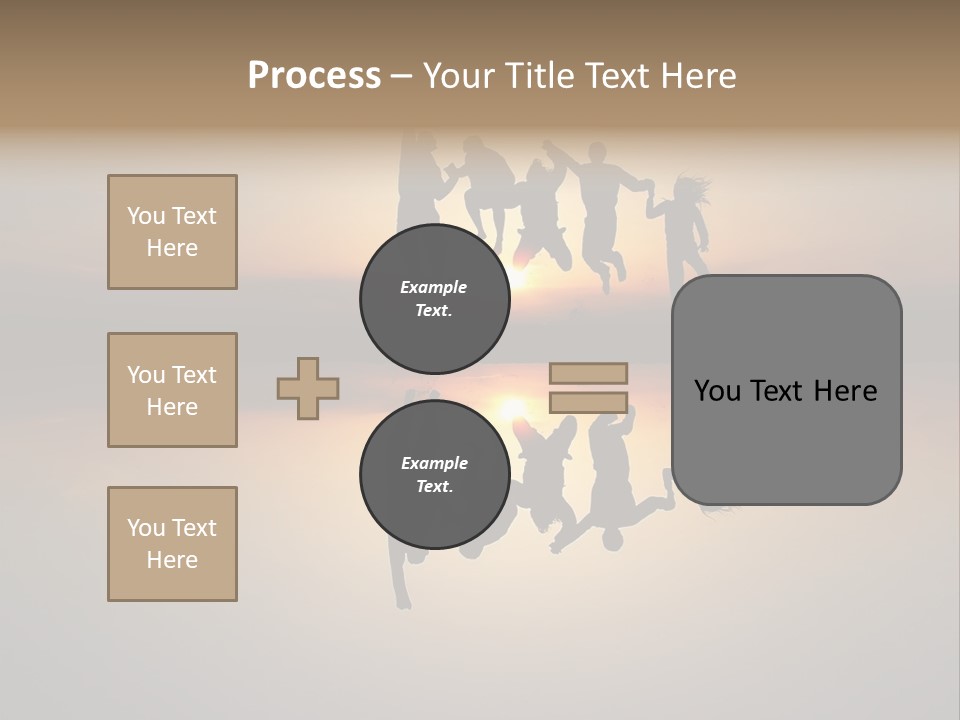 Female Joy Students PowerPoint Template