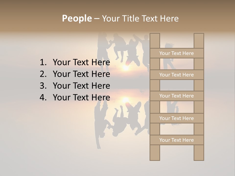 Female Joy Students PowerPoint Template