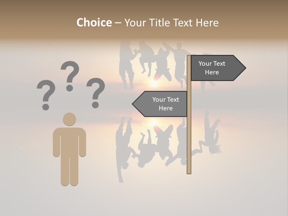 Female Joy Students PowerPoint Template