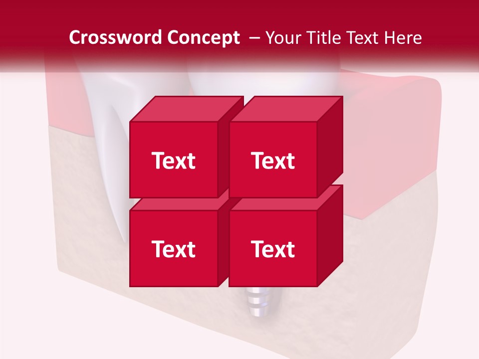 Research Technology Dentures PowerPoint Template