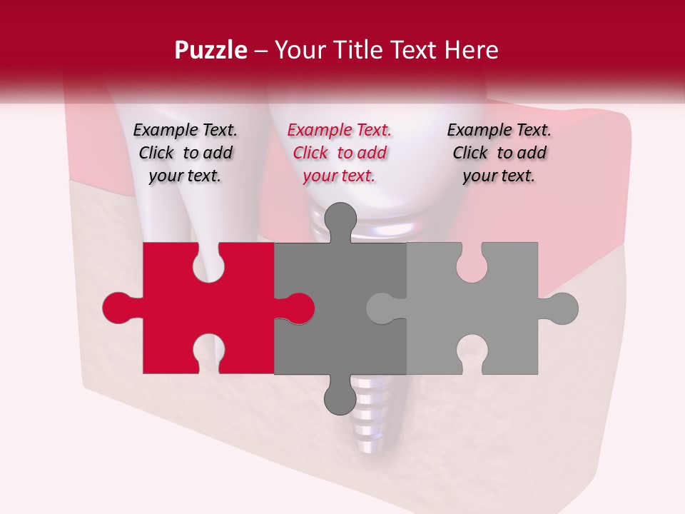 Research Technology Dentures PowerPoint Template