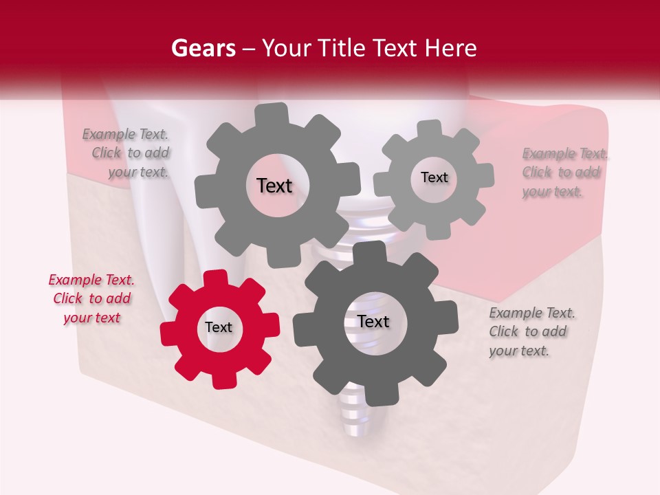 Research Technology Dentures PowerPoint Template