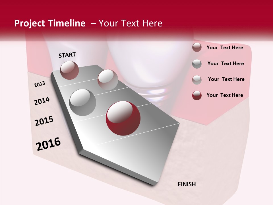 Research Technology Dentures PowerPoint Template