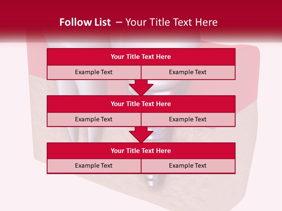 Research Technology Dentures PowerPoint Template