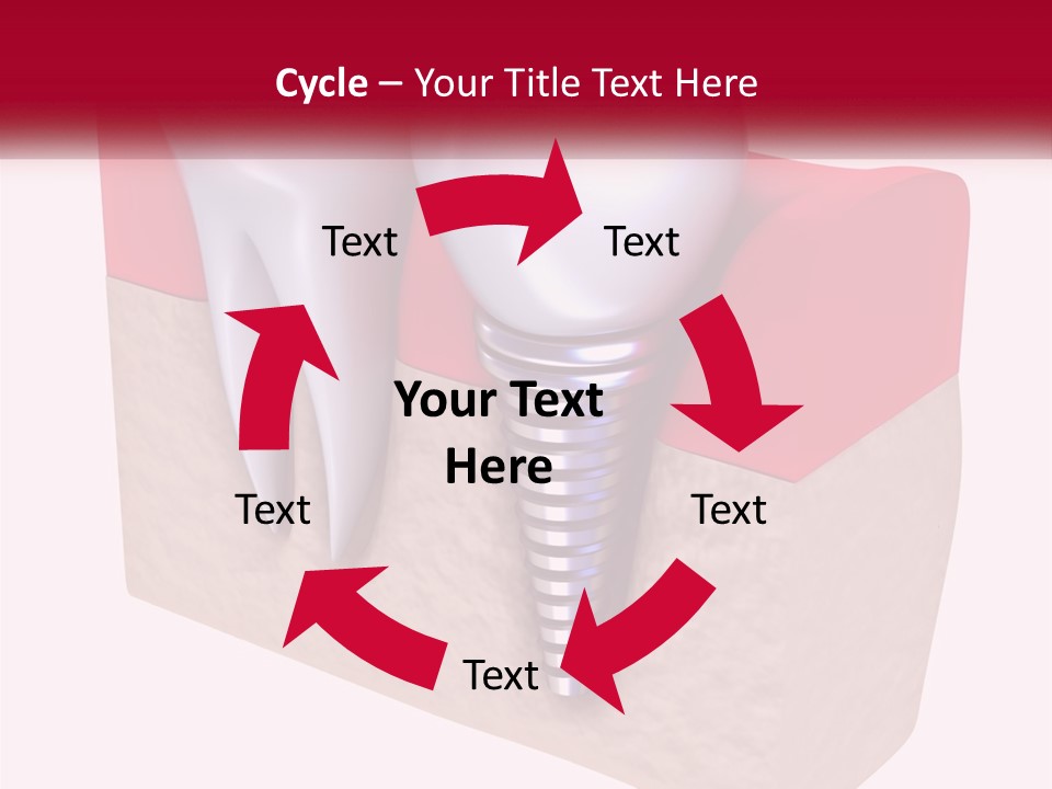 Research Technology Dentures PowerPoint Template