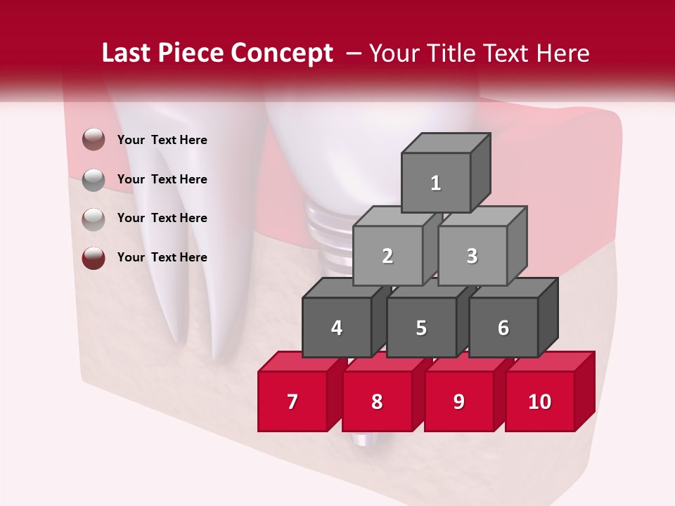 Research Technology Dentures PowerPoint Template