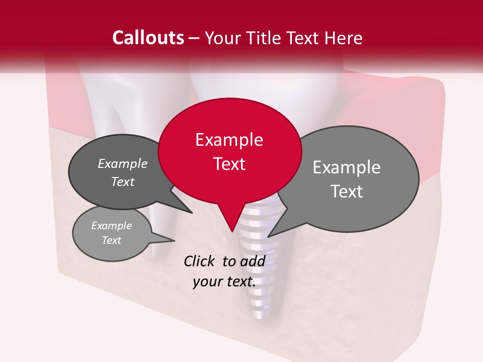 Research Technology Dentures PowerPoint Template