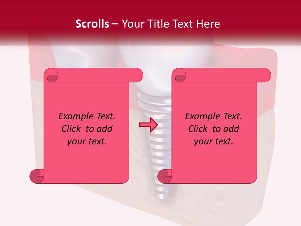 Research Technology Dentures PowerPoint Template