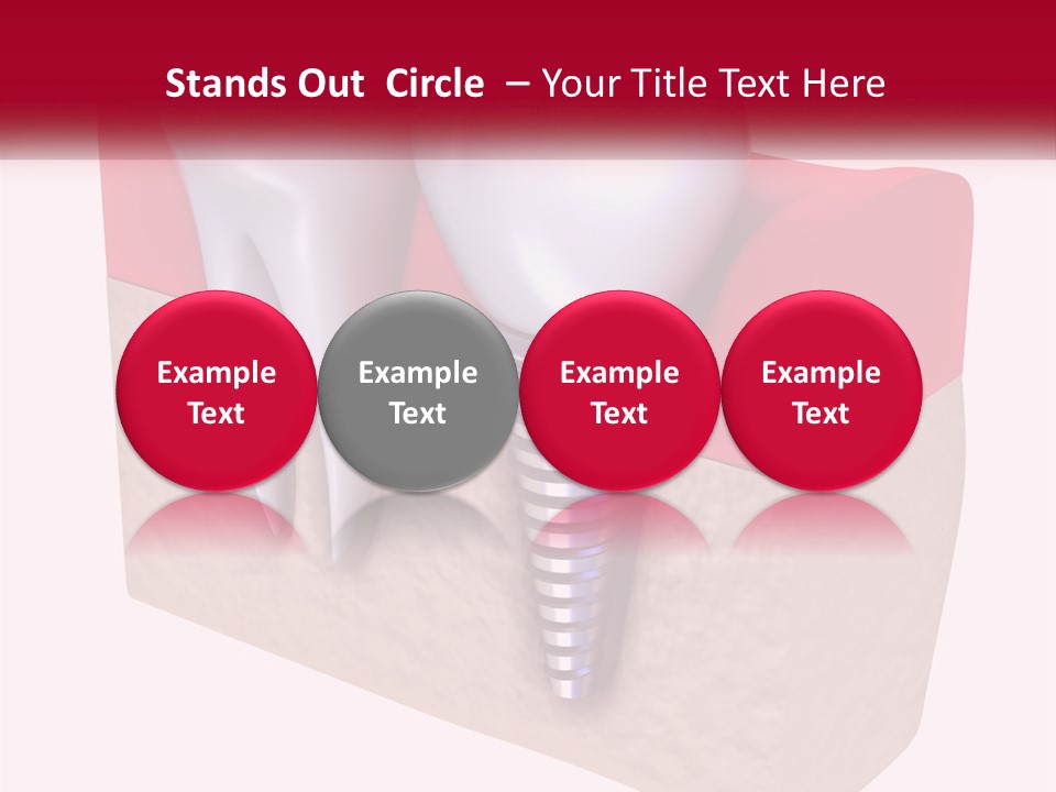 Research Technology Dentures PowerPoint Template