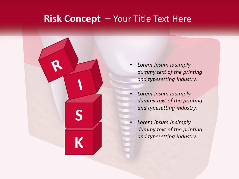 Research Technology Dentures PowerPoint Template
