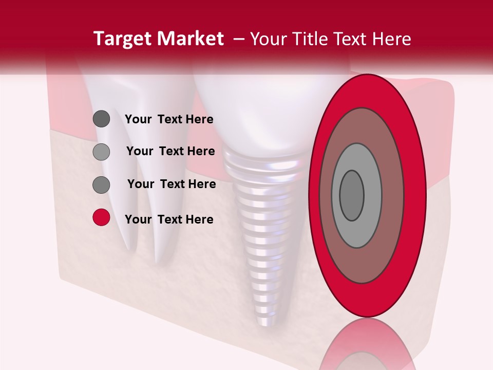 Research Technology Dentures PowerPoint Template