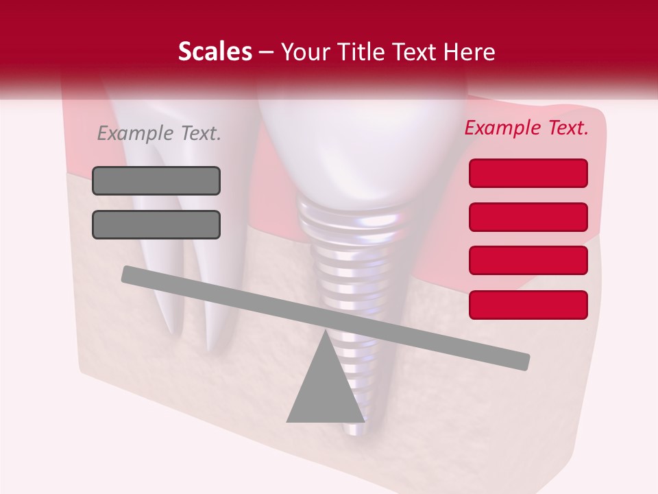 Research Technology Dentures PowerPoint Template