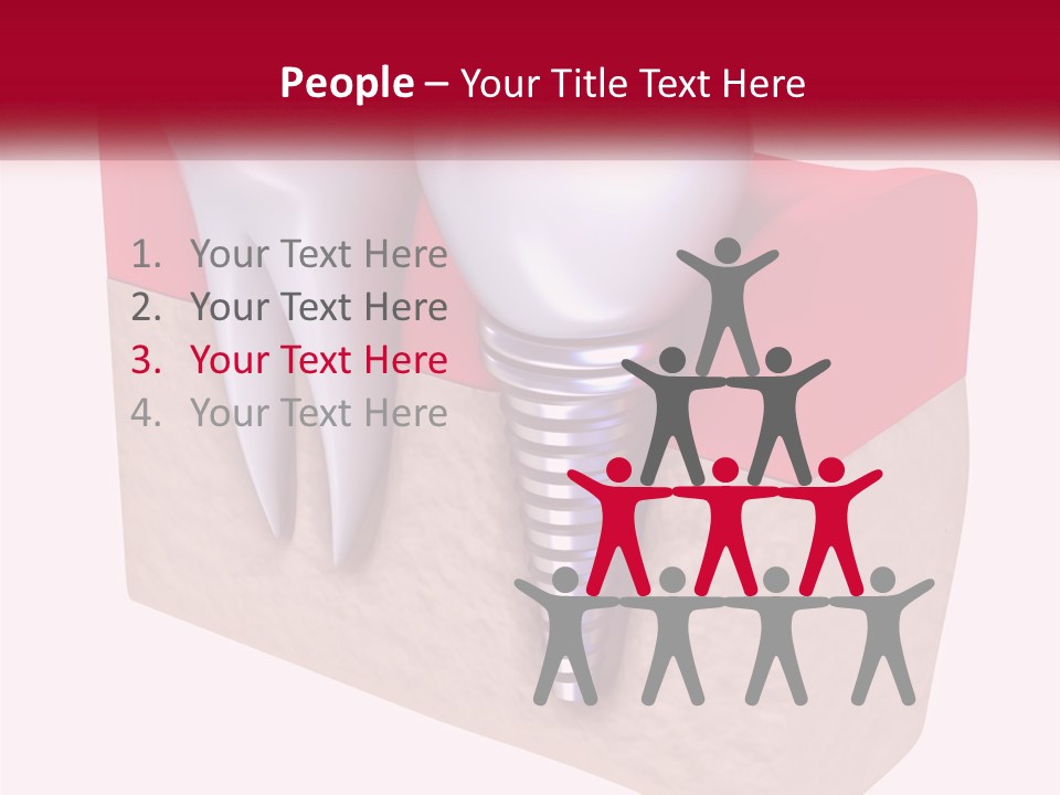 Research Technology Dentures PowerPoint Template