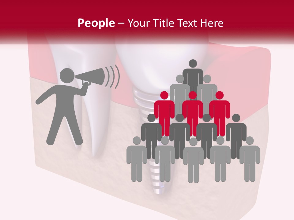 Research Technology Dentures PowerPoint Template