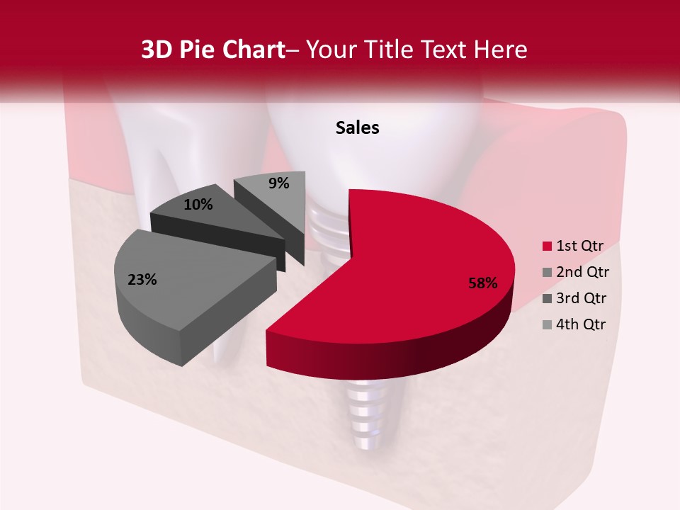 Research Technology Dentures PowerPoint Template