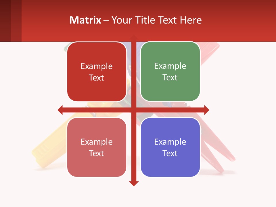 Yellow Clothespeg Peg PowerPoint Template