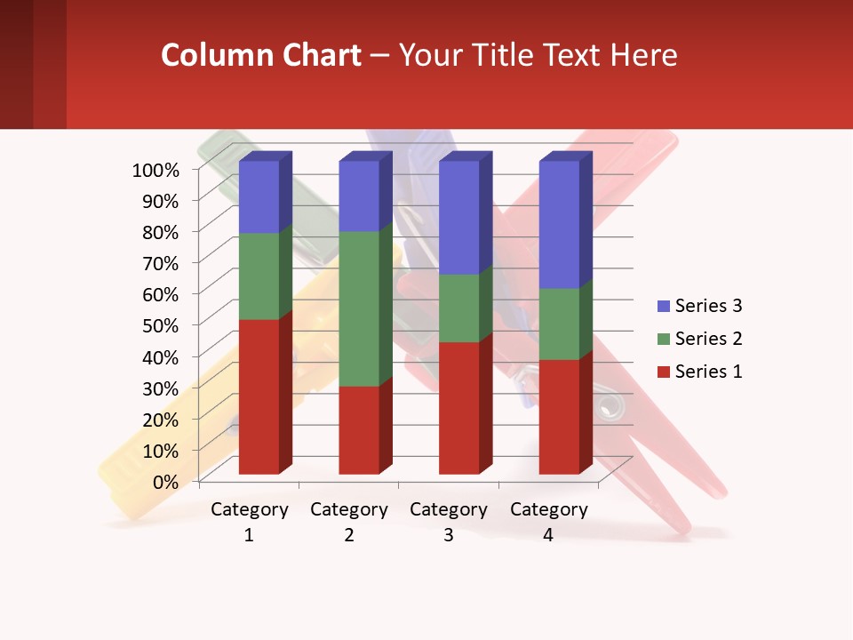 Yellow Clothespeg Peg PowerPoint Template