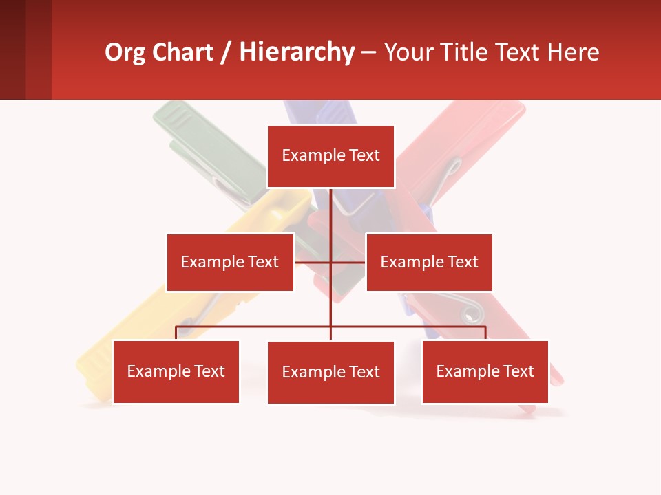 Yellow Clothespeg Peg PowerPoint Template