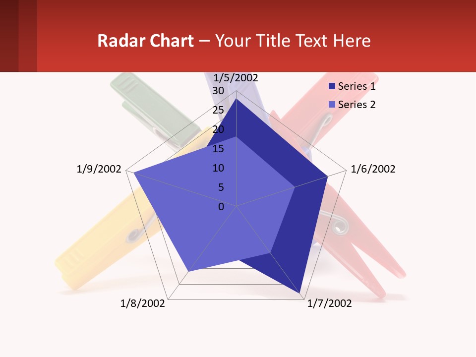 Yellow Clothespeg Peg PowerPoint Template