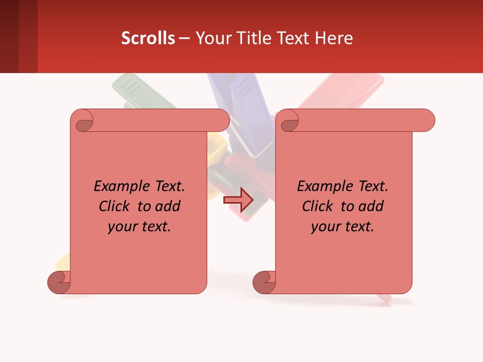 Yellow Clothespeg Peg PowerPoint Template