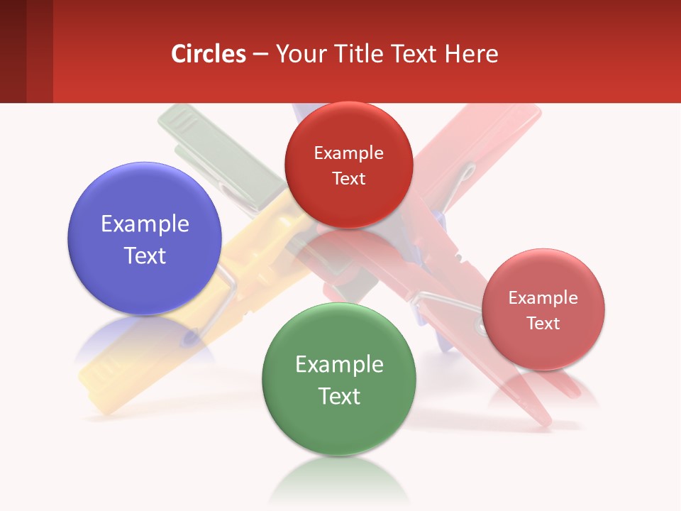 Yellow Clothespeg Peg PowerPoint Template