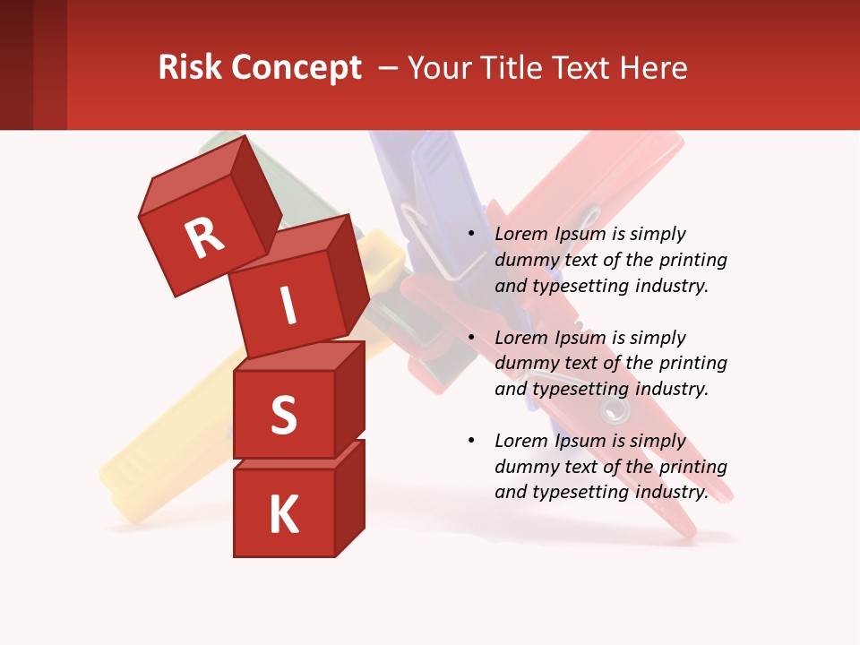 Yellow Clothespeg Peg PowerPoint Template