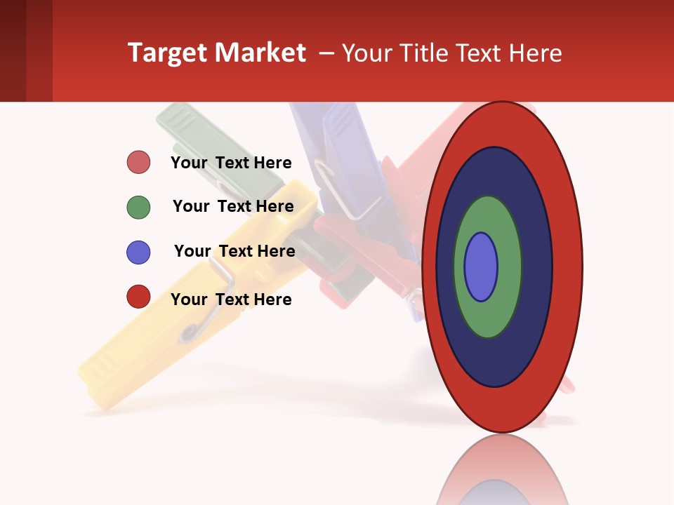 Yellow Clothespeg Peg PowerPoint Template