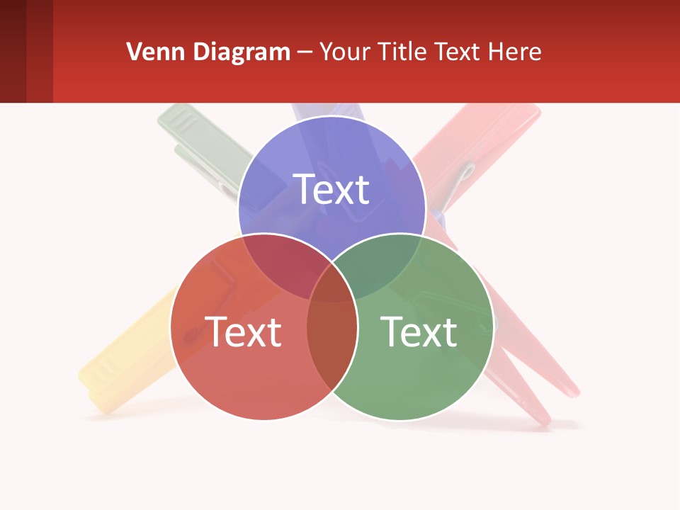 Yellow Clothespeg Peg PowerPoint Template