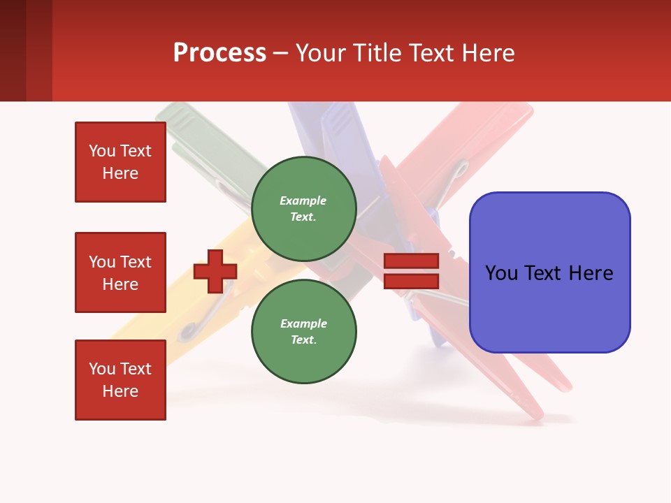 Yellow Clothespeg Peg PowerPoint Template