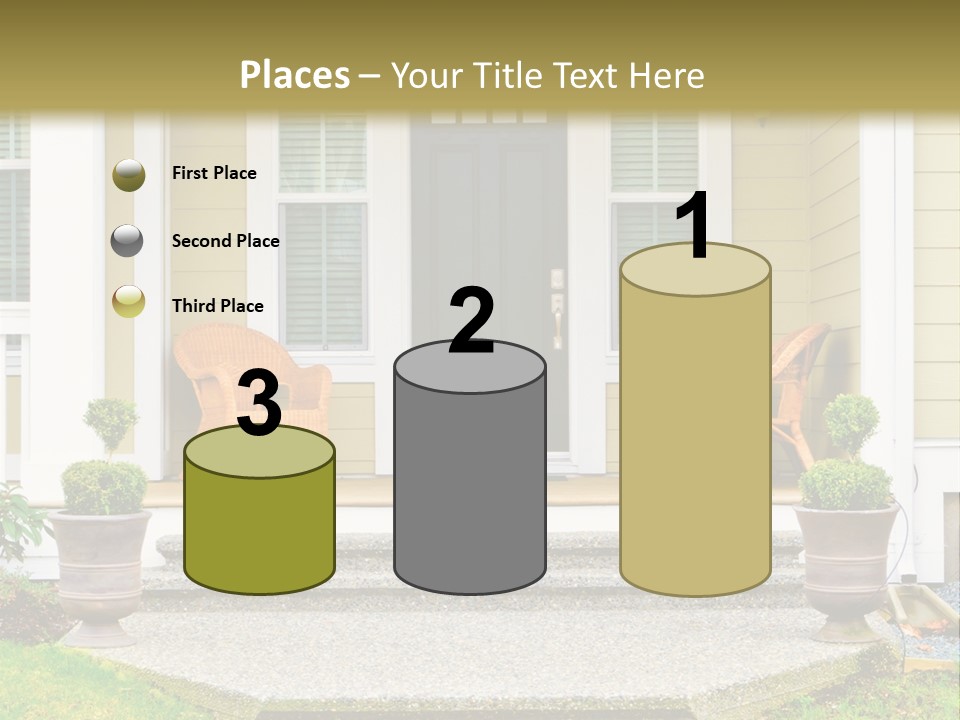 Exterior Steps Classic PowerPoint Template