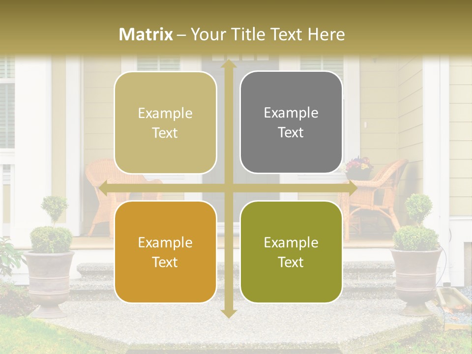 Exterior Steps Classic PowerPoint Template