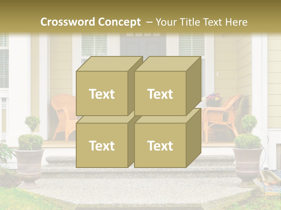 Exterior Steps Classic PowerPoint Template