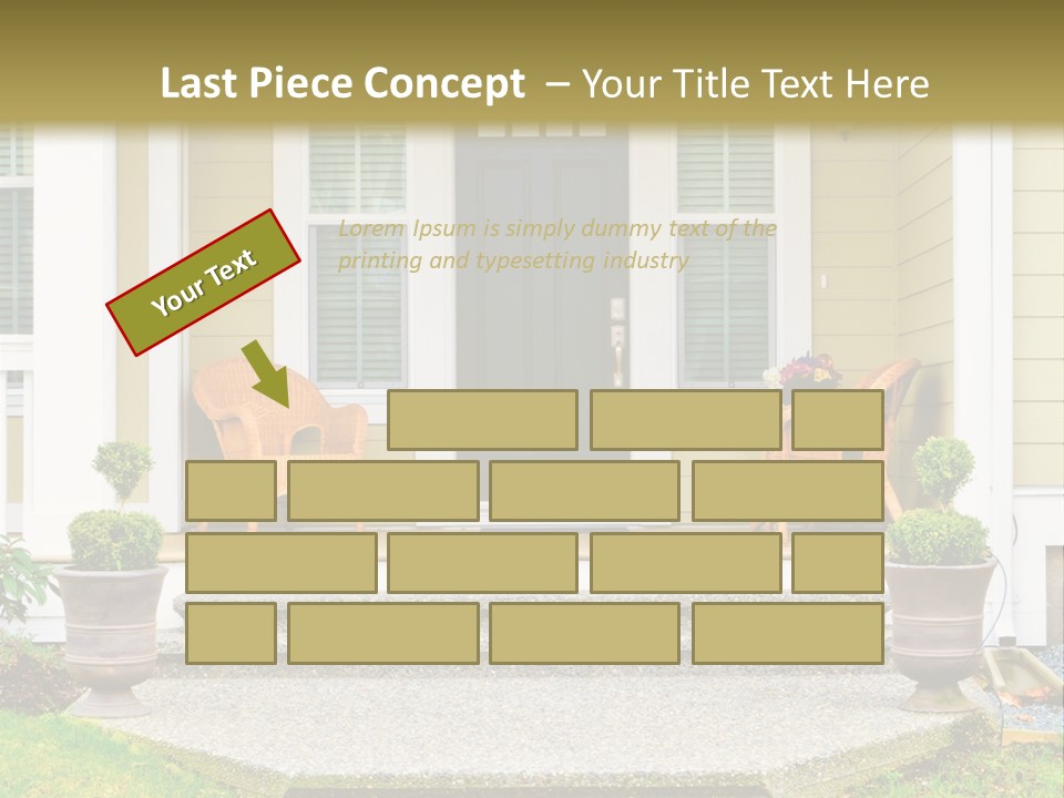 Exterior Steps Classic PowerPoint Template