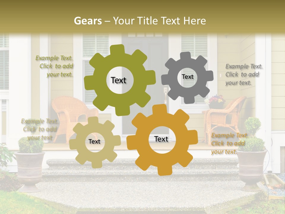 Exterior Steps Classic PowerPoint Template