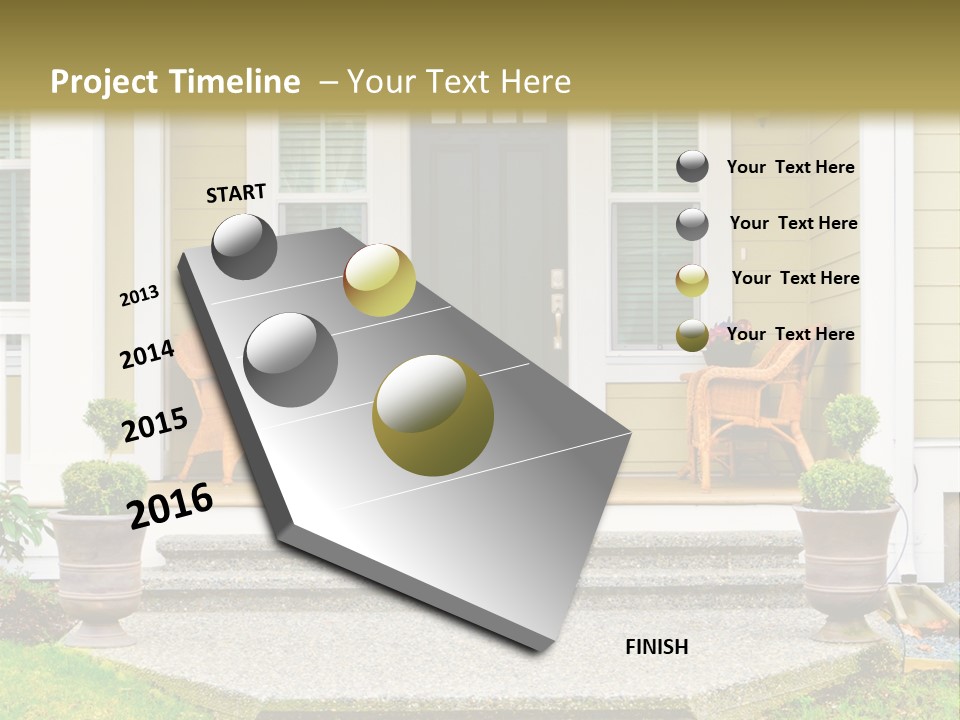 Exterior Steps Classic PowerPoint Template