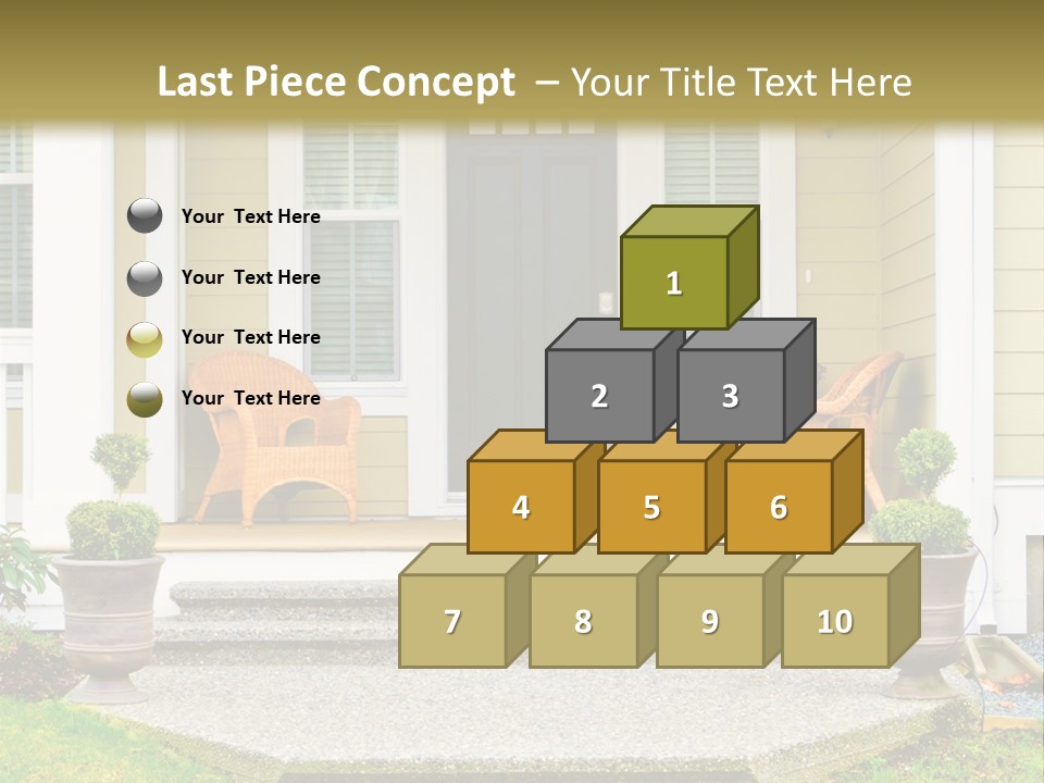 Exterior Steps Classic PowerPoint Template