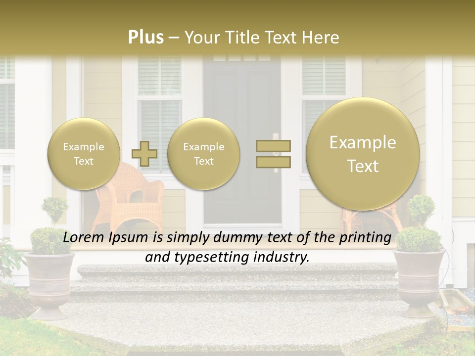 Exterior Steps Classic PowerPoint Template
