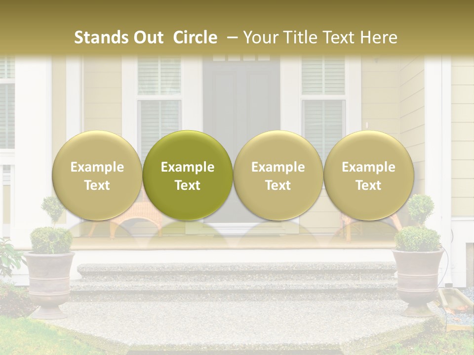 Exterior Steps Classic PowerPoint Template