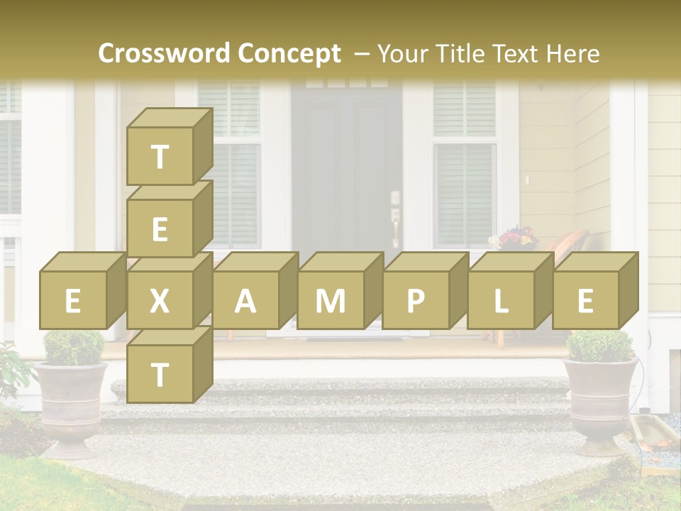Exterior Steps Classic PowerPoint Template