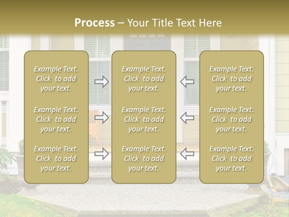Exterior Steps Classic PowerPoint Template