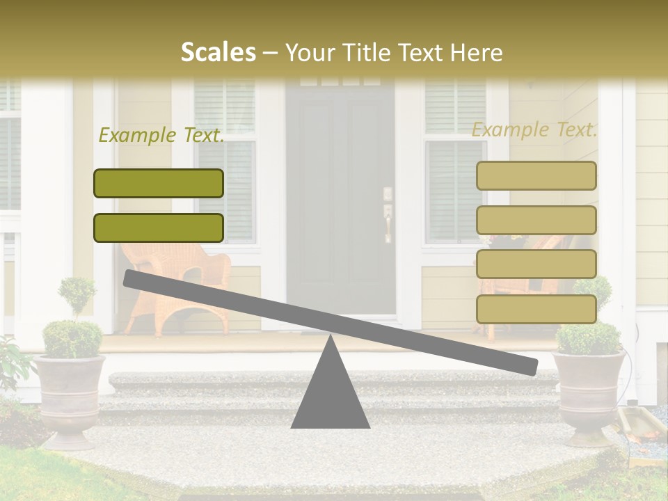 Exterior Steps Classic PowerPoint Template