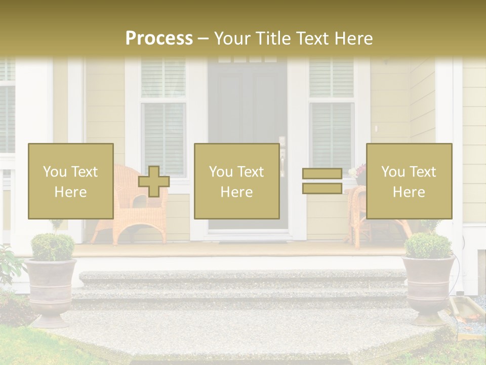 Exterior Steps Classic PowerPoint Template