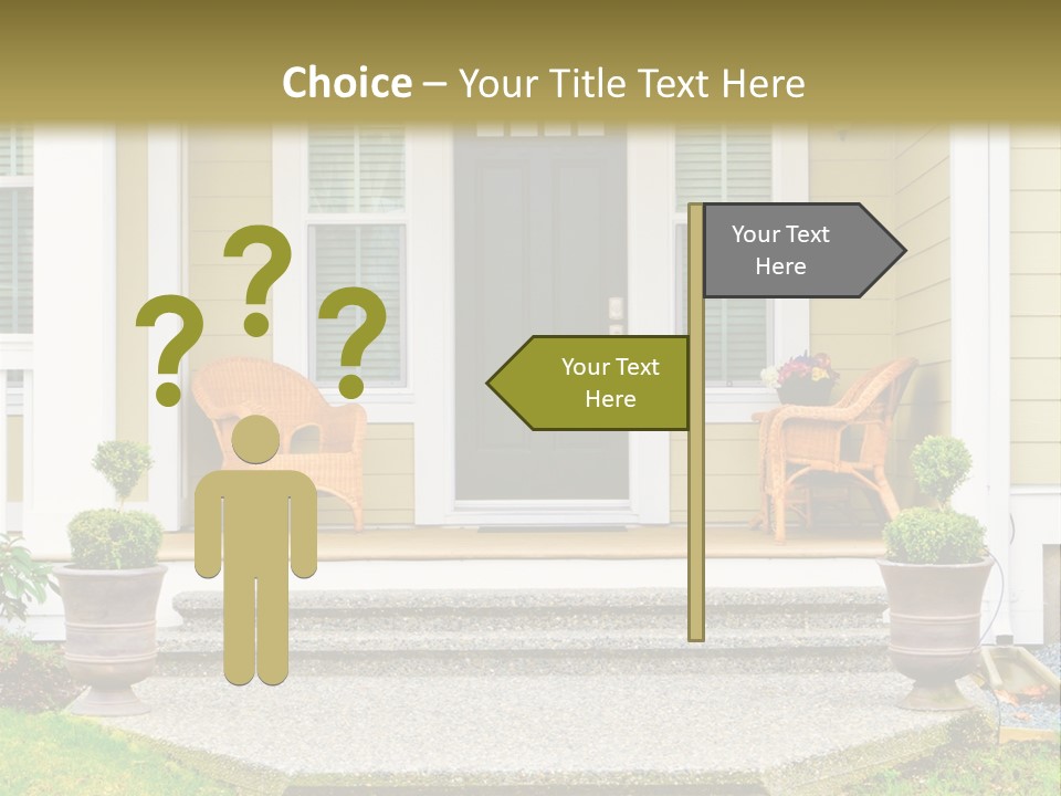 Exterior Steps Classic PowerPoint Template